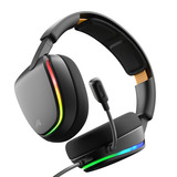 Glorious GHS Eternal RGB - Stereo RGB gamingheadset over-ear gaming headset Zwart, Pc, PS5, PS4, Switch, USB-C