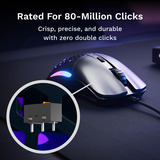 Glorious Model O Eternal gaming muis Zwart, 100 - 12.000 DPI, RGB
