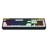 Hator Icefall, gaming toetsenbord Zwart, US lay-out, Membraan, RGB, ABS keycaps