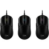 HyperX Pulsefire Haste 2 gaming muis Zwart, 400 - 26.000 dpi, RGB led