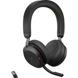 Jabra Evolve2 75 headset Zwart, Link380a, Microsoft Teams