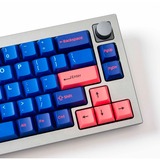 Keychron Cherry Profile Double-Shot PBT Full Keycap-Set - Player keycaps Blauw/pink (roze), 219 Stuks, ANSI & UK ISO Layout