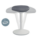 Leitz Ergo Wiebel Zitkruk met Gasveer (47 - 64 cm) stoel Grijs