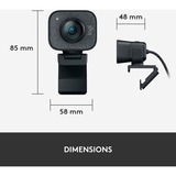 Logitech StreamCam webcam Grafiet