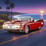 Lumibricks Collectible Low Rider - Big Red Constructiespeelgoed 