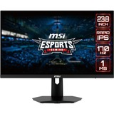 MSI G244F 23.8" gaming monitor Zwart, 2x HDMI, 1x DisplayPort, 170 Hz