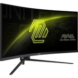 MSI MAG 345CQR 34" Curved UltraWide gaming monitor Zwart, 180 Hz, Display Port, HDMI, Adaptive-Sync