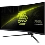 MSI MAG 345CQR 34" Curved UltraWide gaming monitor Zwart, 180 Hz, Display Port, HDMI, Adaptive-Sync