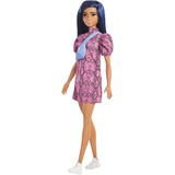 Mattel Barbie Fashionistas #143 - Pink & Black Dress Pop 