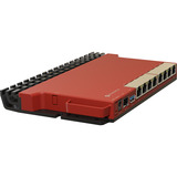 MikroTik L009UIGS-RM router Donkerrood, Qualcomm IPQ-5018 CPU, PoE, SFP