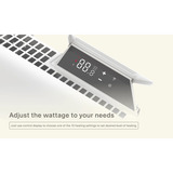 Mill Steel Wi-Fi paneelverwarming PA2000WIFI4 Wit, 2000 Watt, tot 28 m², Zigbee 3.0, Mill-app