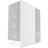 NZXT H7 Flow (2024) midi tower behuizing Wit | 2x USB-A | 1x USB-C | Tempered Glass