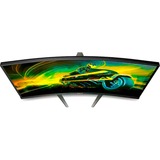 Philips 27M1C5500VL/00  27" Curved gaming monitor Zwart/titanium, 2x HDMI, Displayport, Adaptive sync, 165Hz