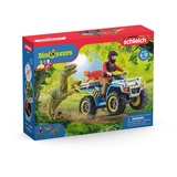 Schleich Dinosaurs - Vlucht op de quad voor Velociraptor speelfiguur 