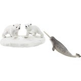 Schleich Wild Life - IJsberen glijfeestje speelfiguur 42531