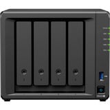 Synology DiskStation DS425+ incl. 4x Synology HAT3300-4T 4 TB harde schijf nas Zwart, 2x LAN, 2x USB-A 3.2 (5 Gbit/s)