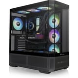 Thermaltake View 370 TG ARGB midi tower behuizing Zwart | 2x USB-A | 1x USB-C | RGB | Tempered Glass
