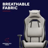 Trust GXT 723B Ruya Comfortabele stoffen gamingstoel 
