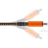 Xtorm Xtreme USB-C PD kabel 100W Oranje/zwart, 1,5 meter