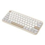 ASUS Marshmallow Keyboard KW100 Crème, US lay-out (QWERTY), Scissor switches, 75%, Bluetooth Low Energy (BLE) 5.0