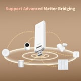 Aqara Hub M100 basisstation Wit, Matter, Thread, Zigbee 