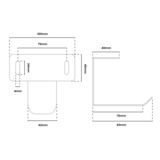 Arozzi Headset Hanger - Black bevestiging Zwart