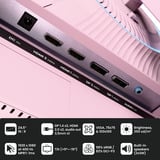 Arozzi Nova E-sport 25" 24.5" monitor Roze, 2x DisplayPort, 2x HDMI, 400 Hz