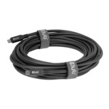 Club 3D USB-C kabel 8K60Hz 100W USB4 Zwart, 9 meter