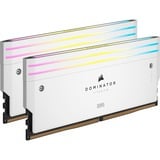 Corsair 48 GB DDR5-7200 Kit werkgeheugen Wit, CMP48GX5M2X7200C36W, Dominator Titanium RGB, XMP