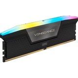 Corsair 64 GB DDR5-6600 Kit werkgeheugen Zwart, Vengeance RGB, XMP 3.0