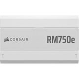 Corsair RM750e (2025) White modulaire 750 watt voeding  Wit, 1x 12V-2x6, 1x PCIe