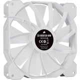 Corsair iCUE SP140 RGB ELITE Performance + Lighting Node CORE case fans Wit, 2 stuks, 140 x 140 x 25 mm, PWM