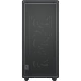 Fractal Design Epoch midi tower behuizing Zwart | 2x USB-A | 1x USB-C | Tempered Glass