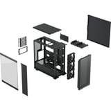 Fractal Design Epoch midi tower behuizing Zwart | 2x USB-A | 1x USB-C | Tempered Glass