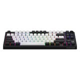 Hator Skyfall MAG Ultima 8K Wireless RGB mechanisch gaming toetsenbord Zwart, US lay-out (QWERTY), HATOR Aurum Ice, 80% (TKL)	, RGB, Double-shot PBT, Hot-swap, 2.4GHz | Bluetooth | USB-C