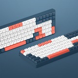 Iqunix F97 Coral Sea Wireless Mechanical Keyboard Donkerblauw, US lay-out (QWERTY), Cherry MX Brown, 96%, RGB leds, Hot-swappable, PBT, 2.4GHz | Bluetooth 5.1 | USB-C