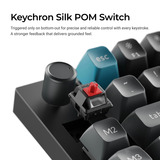 Keychron Q11 Ultra 8K Wireless Custom Mechanical Keyboard Zwart, US lay-out (QWERTY), Keychron Silk POM Brown, 100%, RGB leds, KSA double-shot PBT, hot swap, 2.4GHz | Bluetooth 5.2 | USB-C