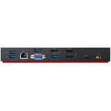 Lenovo ThinkPad Thunderbolt 3 Dock refurbished dockingstation Zwart, HDMI, DisplayPort, USB