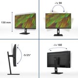 Philips 27B1U3900 27" 4K Ultra HD monitor Zwart, 1x DisplayPort, 2x HDMI, 1x USB-C, 3x USB-A, 1x RJ-45, HDMI, DisplayPort, USB-C, Audio, LAN