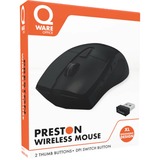 Qware Preston Draadloze Muis Zwart