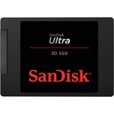 SanDisk Ultra 3D SSD, 500 GB SSD Zwart, SATA/600