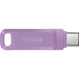 SanDisk Ultra Dual Drive Go 128 GB usb-stick Lila, USB-A 3.2 (5 Gbit/s), USB-C 3.2 (5 Gbit/s)