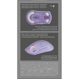 SteelSeries Rival 3 Wireless Gen 2 gaming muis Lavendel, 18.000 dpi, RGB, 2.4GHz / Bluetooth 5.0