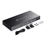 TP-Link Omada SG2428P JetStream 28-poorts Gigabit Smart-switch Zwart, 24x PoE+