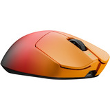 Teevolution Terra Pro gaming muis Oranje, 50 - 42.000 DPI, 2.4 GHz / Bluetooth / USB