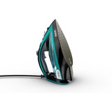 Tefal Ultimate Pure FV9844 Stoomstrijkijzer Zwart/turquoise