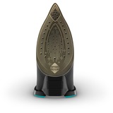 Tefal Ultimate Pure FV9844 Stoomstrijkijzer Zwart/turquoise