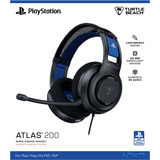 Turtle Beach Atlas 200 bekabelde gamingheadset over-ear gaming headset Zwart, PlayStation 4, PlayStation 5