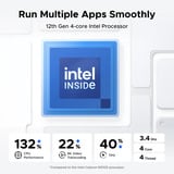 UGREEN DXP2800 incl. 2x WD Red Plus 4 TB harde schijf nas Grijs, 2,5GbE, HDMI, USB-C