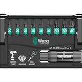 Wera Bit-Check 10 TX Impaktor 1 bitset 10-delig, Diamantcoating